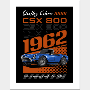 Iconic Cobra Car Posters and Art